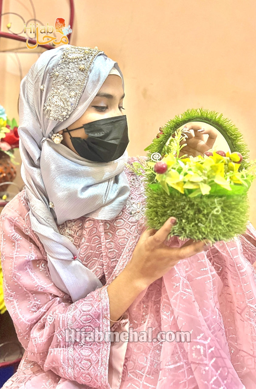 Handwork Valima Special Hijab ⭐️⭐️⭐️⭐️⭐️ (5.0/5)