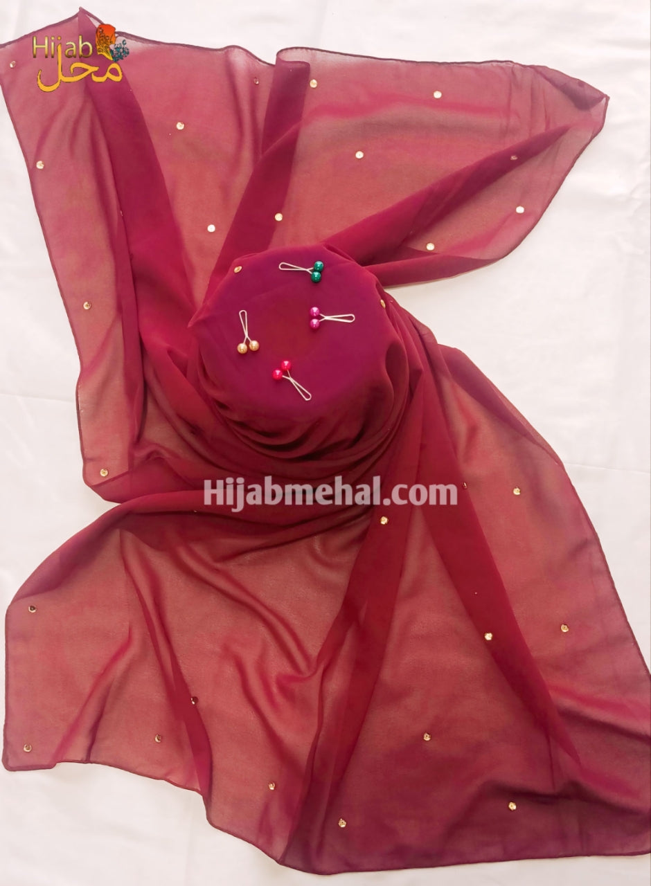 Georgette Sequence Hijab