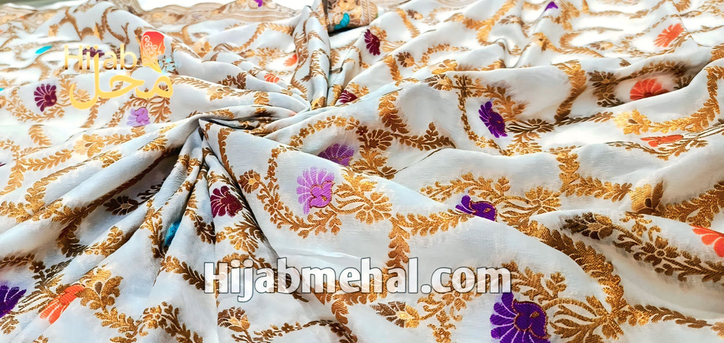 Banarsi Jacquard Multi Meena Dupatta ⭐️⭐️⭐️⭐️⭐️ (4.7/5)