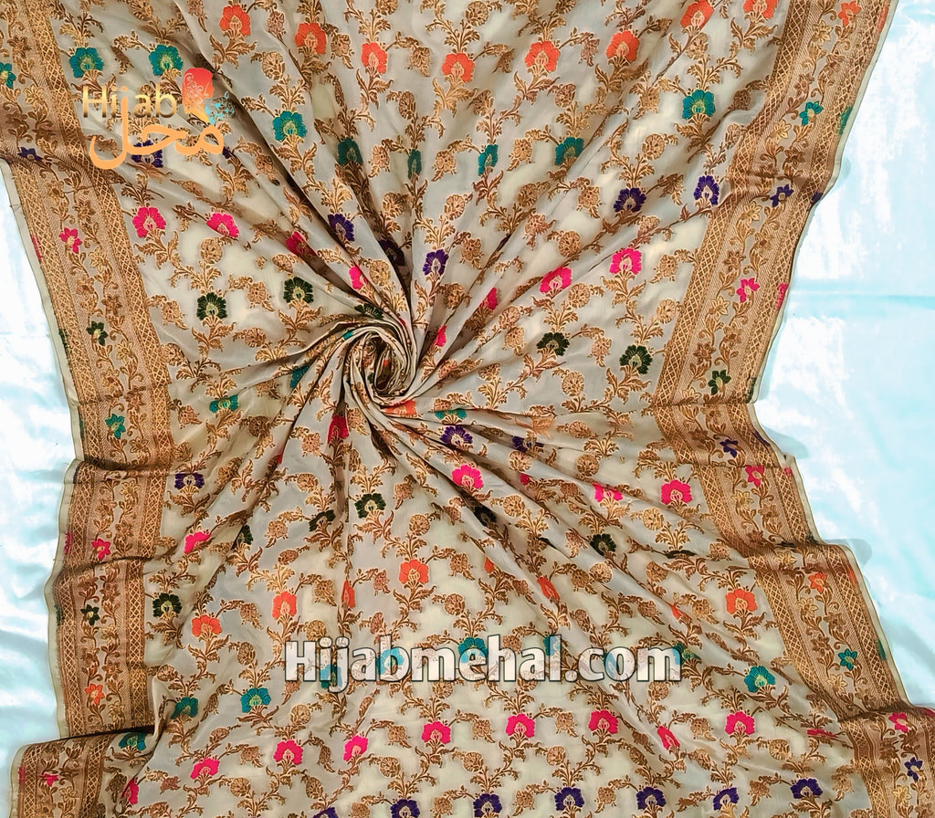 Banarsi Jacquard Multi Meena Dupatta ⭐️⭐️⭐️⭐️⭐️ (4.9/5)