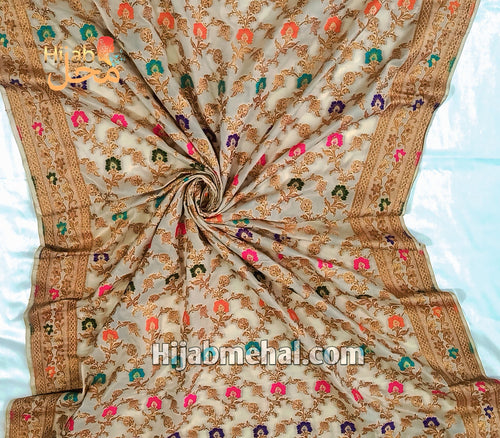 Banarsi Jacquard Multi Meena Dupatta ⭐️⭐️⭐️⭐️⭐️ (4.9/5)