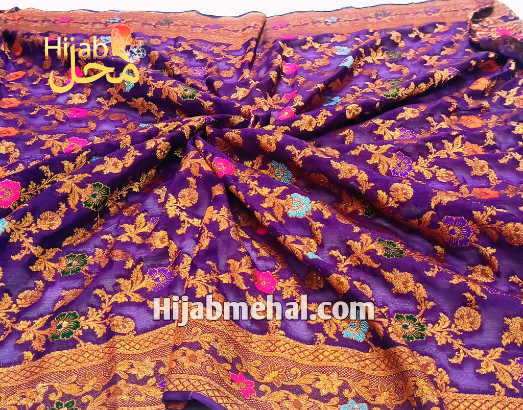 Banarsi Jacquard Multi Meena Dupatta ⭐️⭐️⭐️⭐️⭐️ (4.6/5)