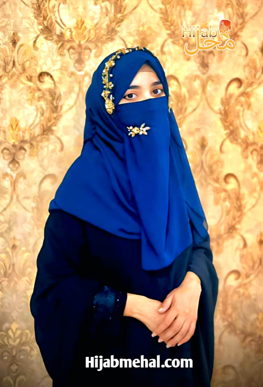 Handwork Bridal Luxury Hijab & Naqab ⭐️⭐️⭐️⭐️⭐️ (5.0/5)