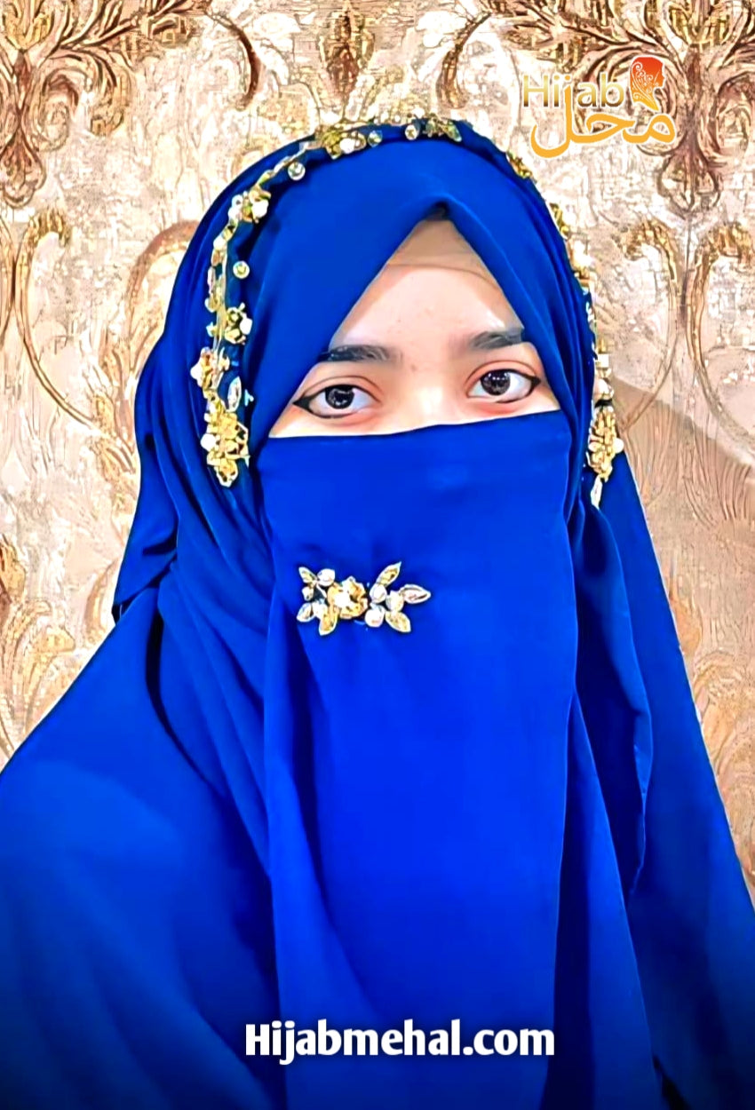 Handwork Bridal Luxury Hijab & Naqab ⭐️⭐️⭐️⭐️⭐️ (5.0/5)