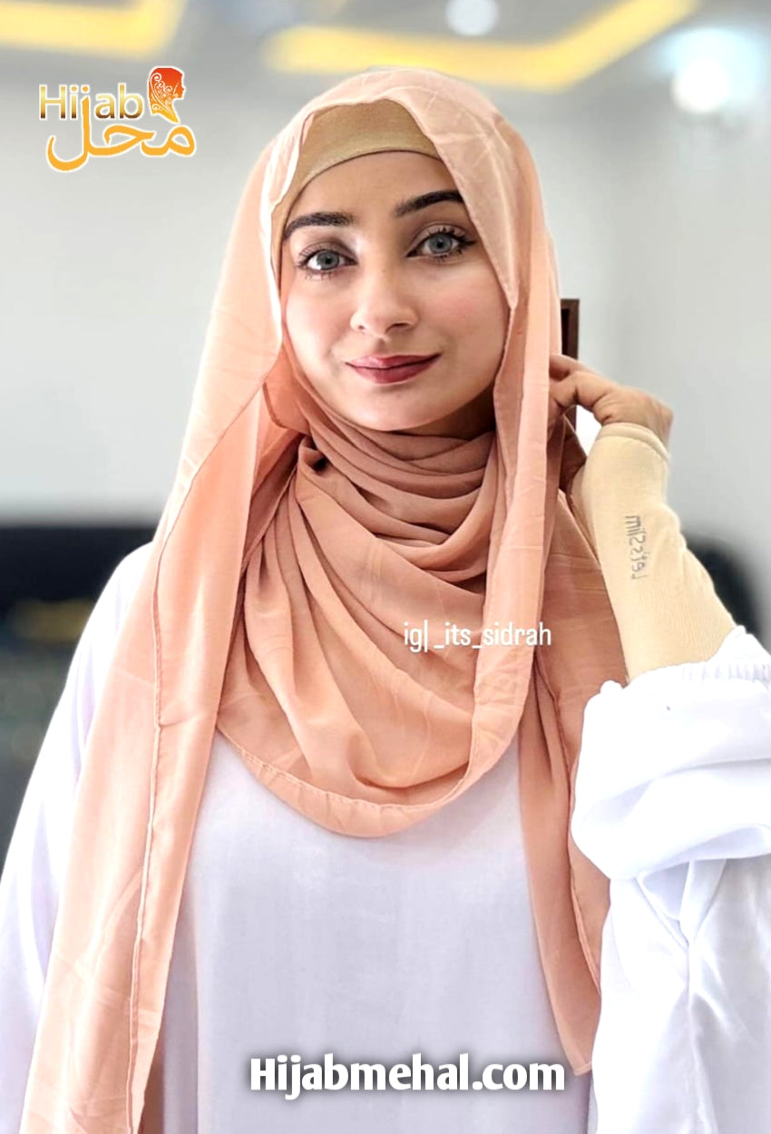 Plain Georgette Hijab ⭐️⭐️⭐️⭐️☆ (4.4/5)