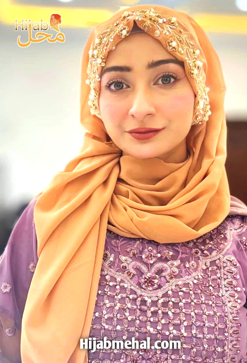 Handwork Bridal Luxury Hijab ⭐️⭐️⭐️⭐️⭐️ (4.9/5)
