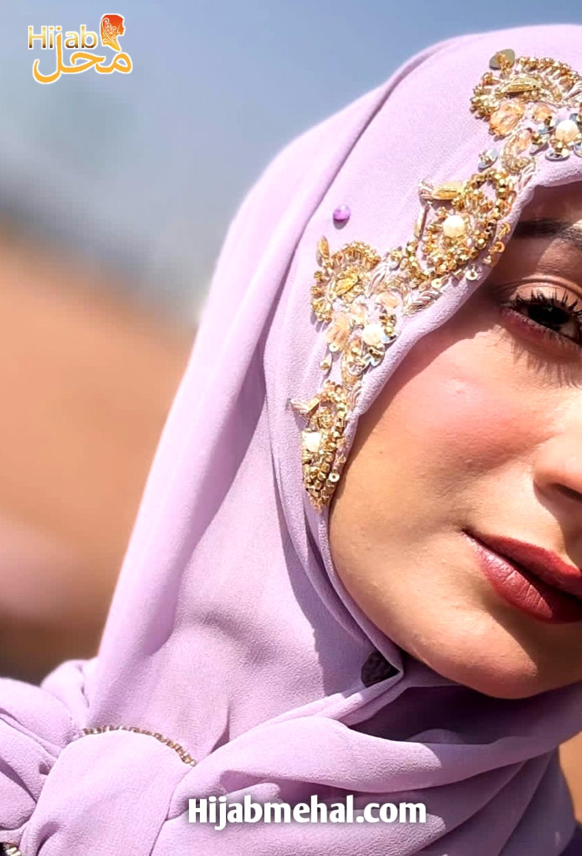 Handwork Bridal Luxury Hijab ⭐️⭐️⭐️⭐️⭐️ (4.8/5)