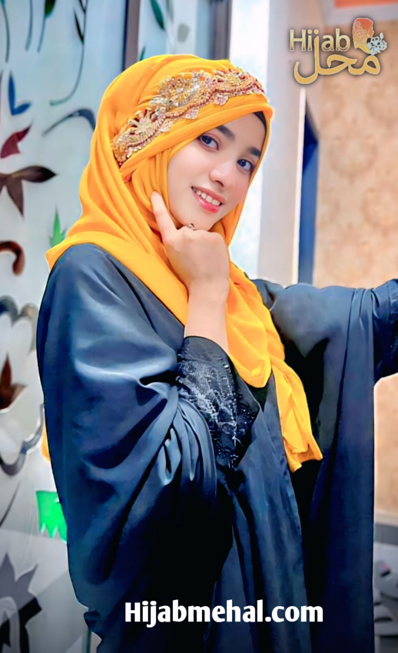 Handwork Bridal Hijab (Mayyo Ceremony) ⭐️⭐️⭐️⭐️⭐️ (5.0/5)