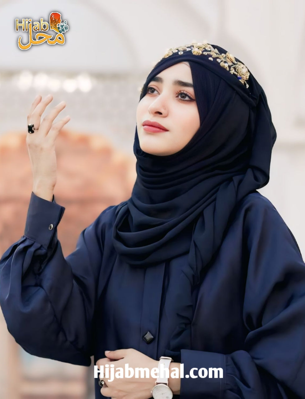 Handwork Bridal Luxury Hijab ⭐️⭐️⭐️⭐️⭐️ (4.8/5)