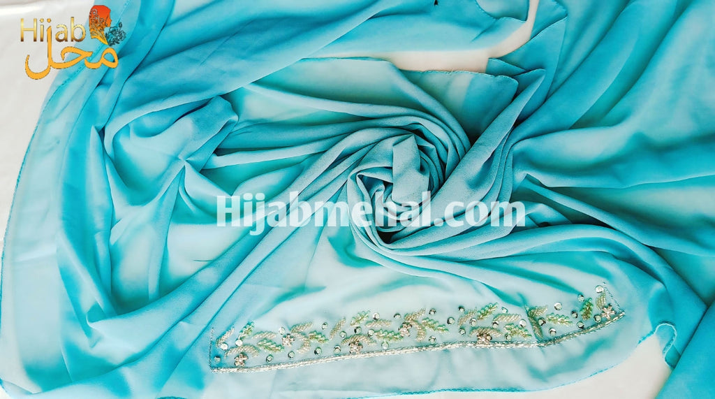 Handwork Partywear Premium Hijab ⭐️⭐️⭐️⭐️☆ (4.4/5)