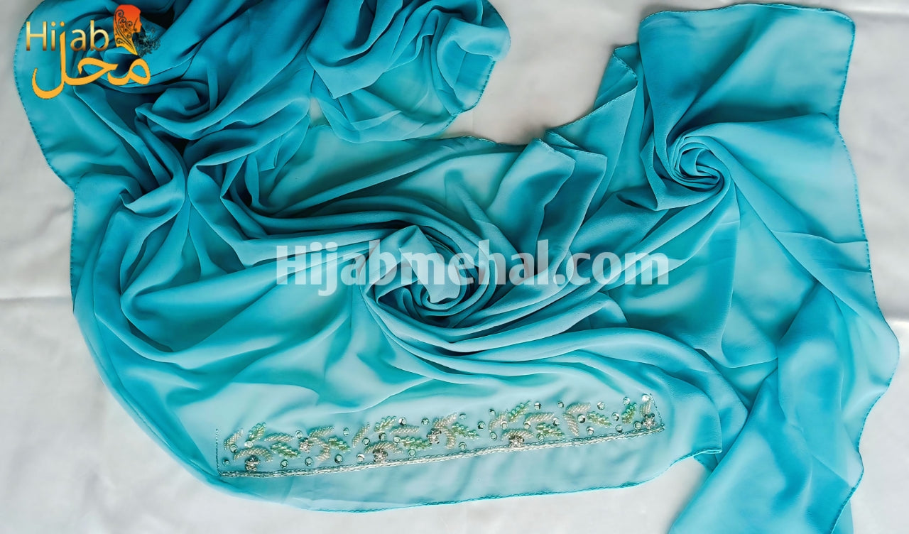 Handwork Partywear Premium Hijab ⭐️⭐️⭐️⭐️☆ (4.4/5)