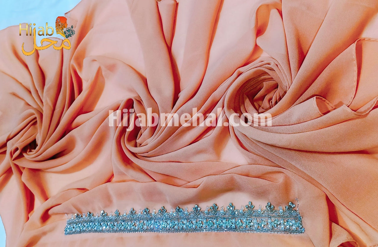 Handwork Partywear Premium Hijab ⭐️⭐️⭐️⭐️⭐️ (4.9/5)