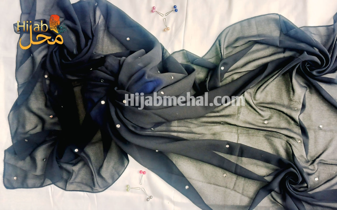 Georgette Premium Sequence Hijab ⭐️⭐️⭐️⭐️☆ (4.3/5)