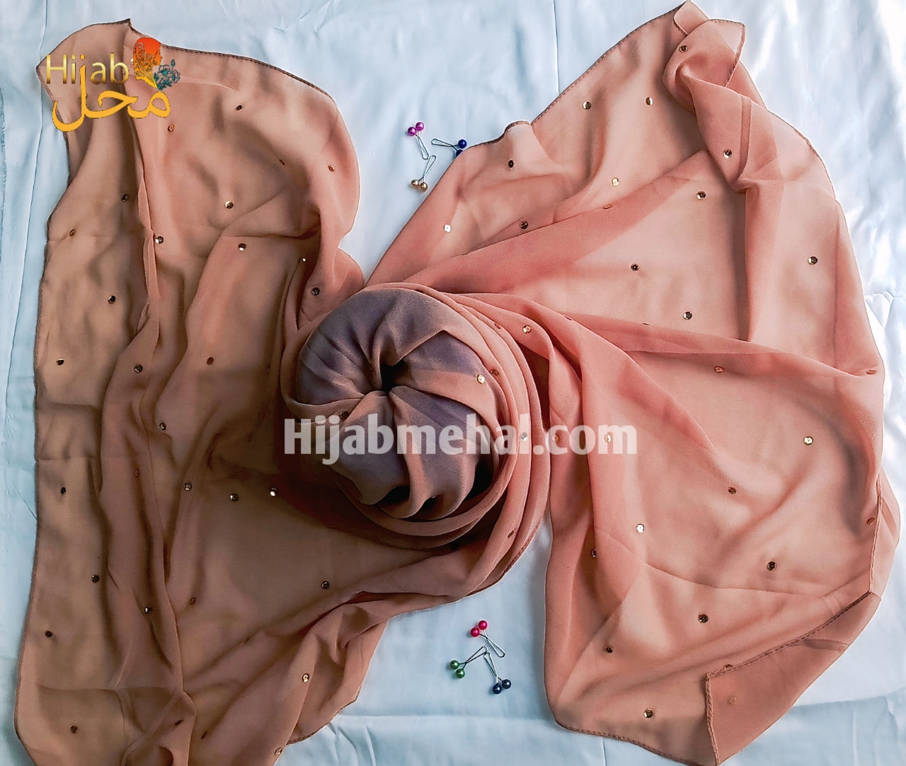 Georgette Premium Sequence Hijab ⭐️⭐️⭐️⭐️⭐️ (4.9/5)