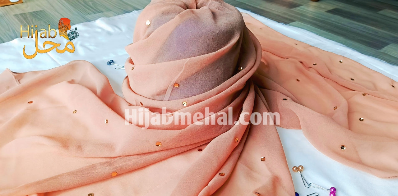 Georgette Premium Sequence Hijab ⭐️⭐️⭐️⭐️⭐️ (4.9/5)