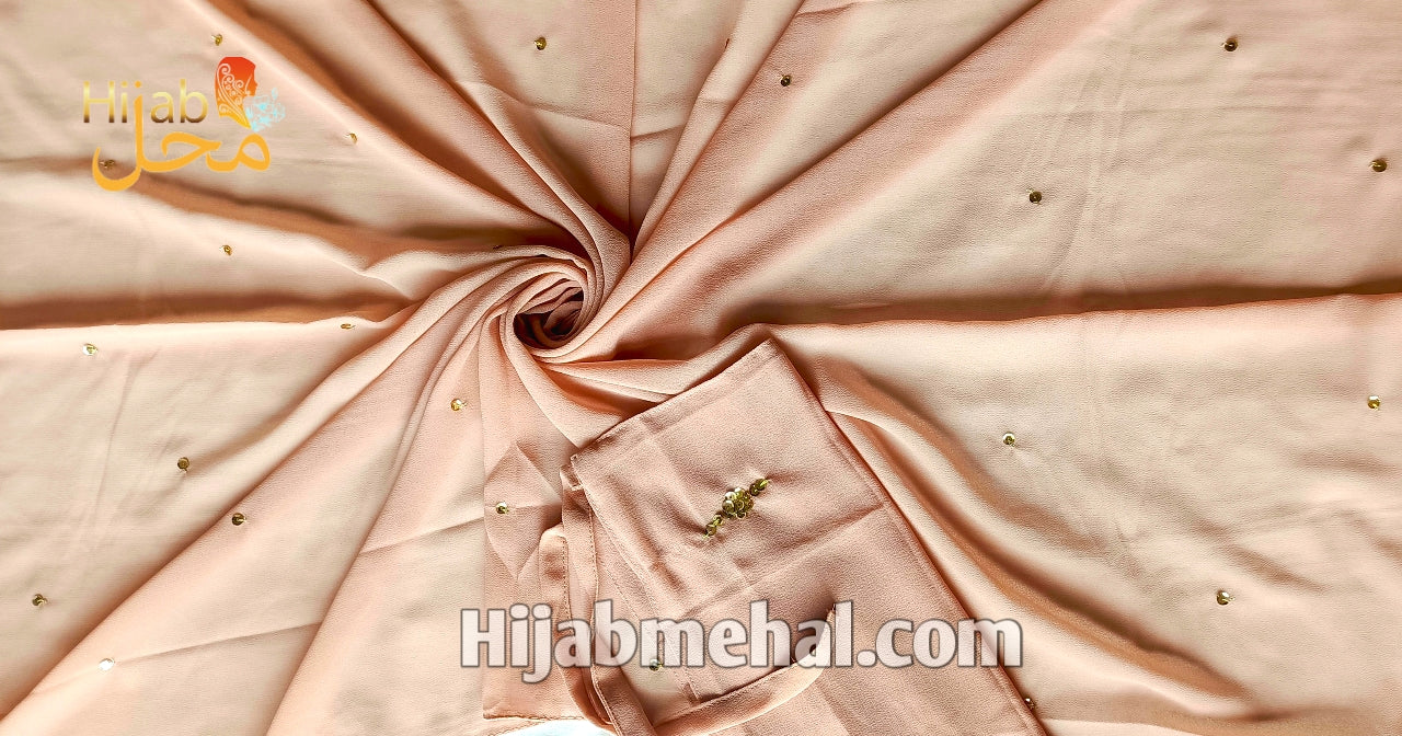 Georgette Premium Sequence Hijab & Naqab Set ⭐️⭐️⭐️⭐️⭐️ (4.9/5)