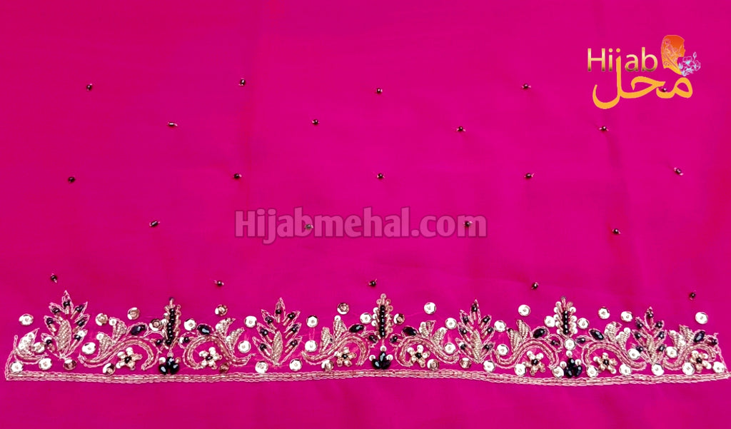 Handwork Luxury Bridal Hijab ⭐️⭐️⭐️⭐️☆ (4.4/5)