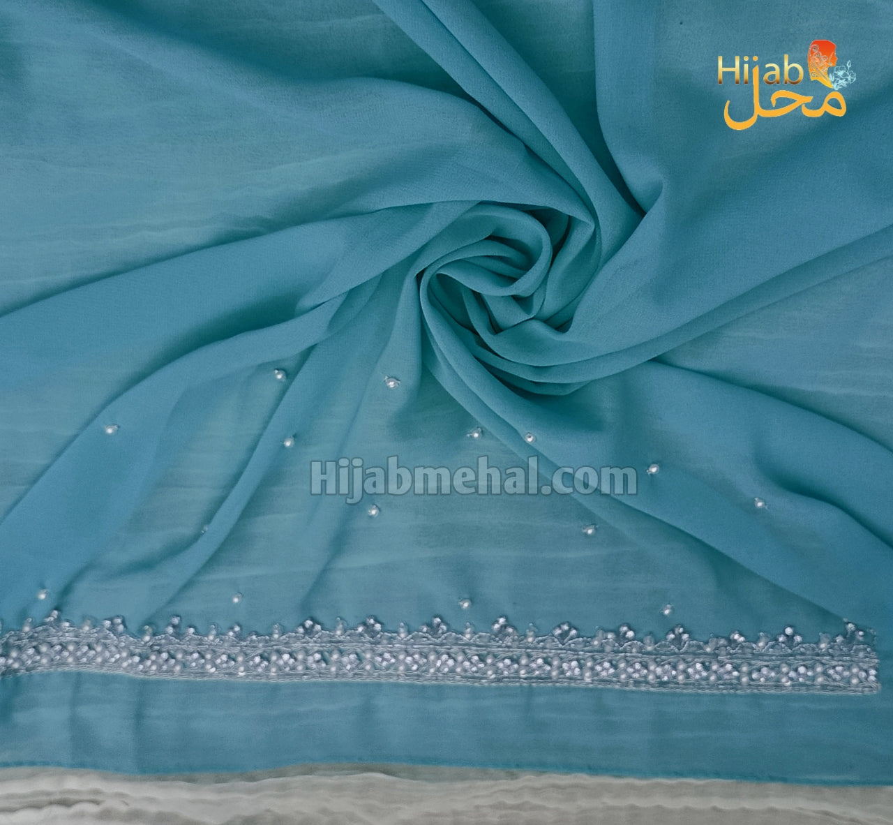 Handwork Luxury Bridal Hijab ⭐️⭐️⭐️⭐️⭐️ (4.8/5)