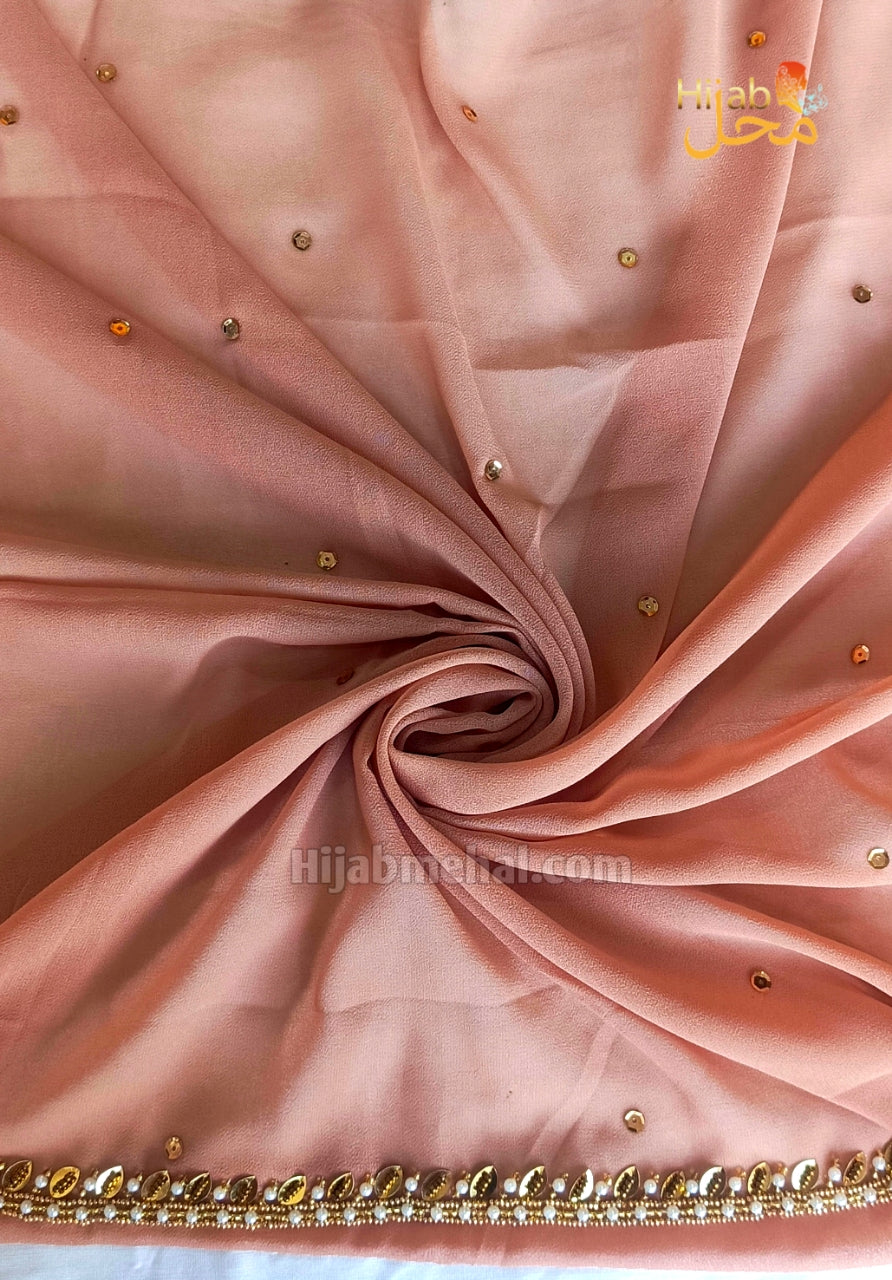 Handwork Luxury Bridal Hijab ⭐️⭐️⭐️⭐️⭐️ (4.9/5)