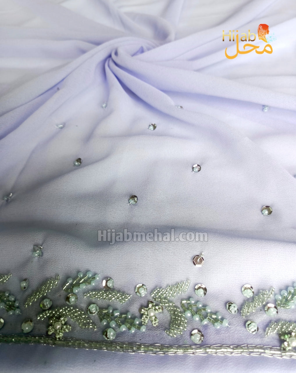 Handwork Luxury Bridal Hijab ⭐️⭐️⭐️⭐️⭐️ (5.0/5)