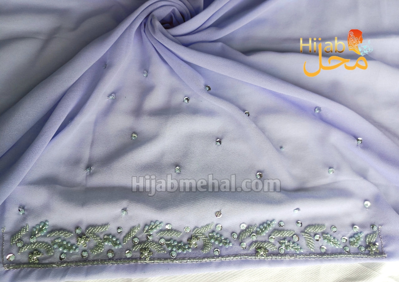 Handwork Luxury Bridal Hijab ⭐️⭐️⭐️⭐️⭐️ (5.0/5)