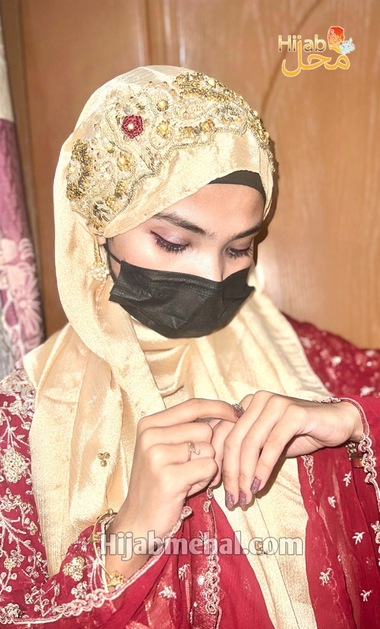 Handwork Baarat Special Hijab ⭐️⭐️⭐️⭐️⭐️ (5.0/5)