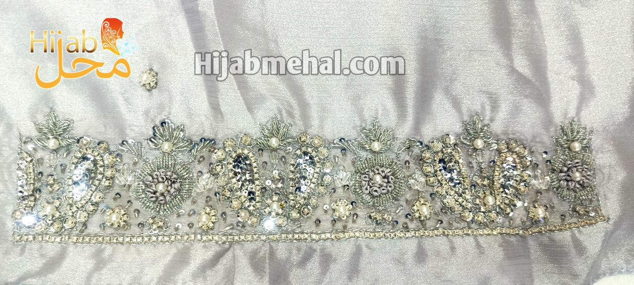 Handwork Valima Special Hijab ⭐️⭐️⭐️⭐️⭐️ (5.0/5)