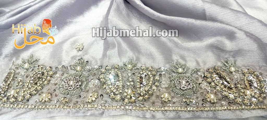 Handwork Valima Special Hijab ⭐️⭐️⭐️⭐️⭐️ (5.0/5)