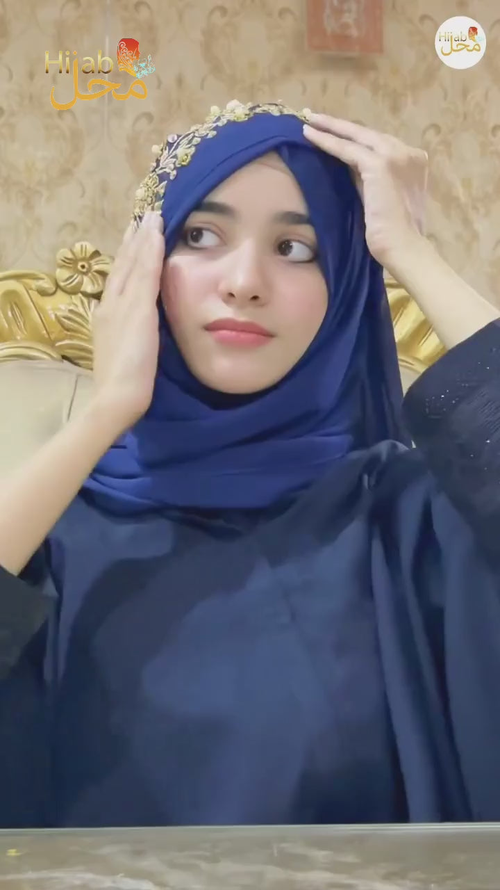 Handwork Bridal Luxury Hijab ⭐️⭐️⭐️⭐️☆ (4.4/5)